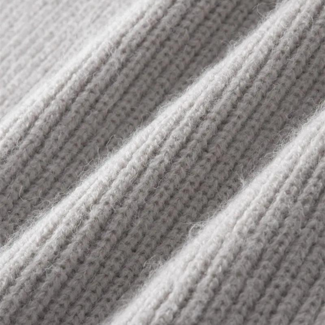 Colton Kaschmirpullover mit Reißverschluss