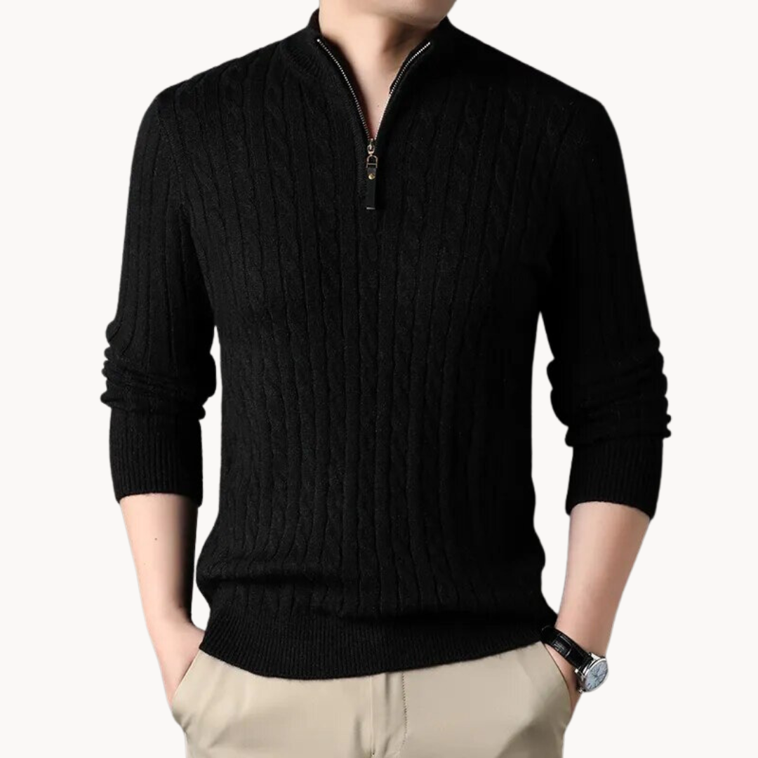 Rory Pullover mit Viertelreißverschluss