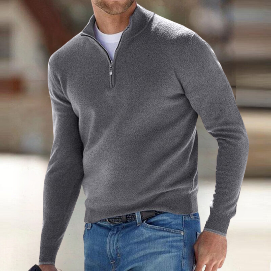 Santous Pullover mit Reißverschluss