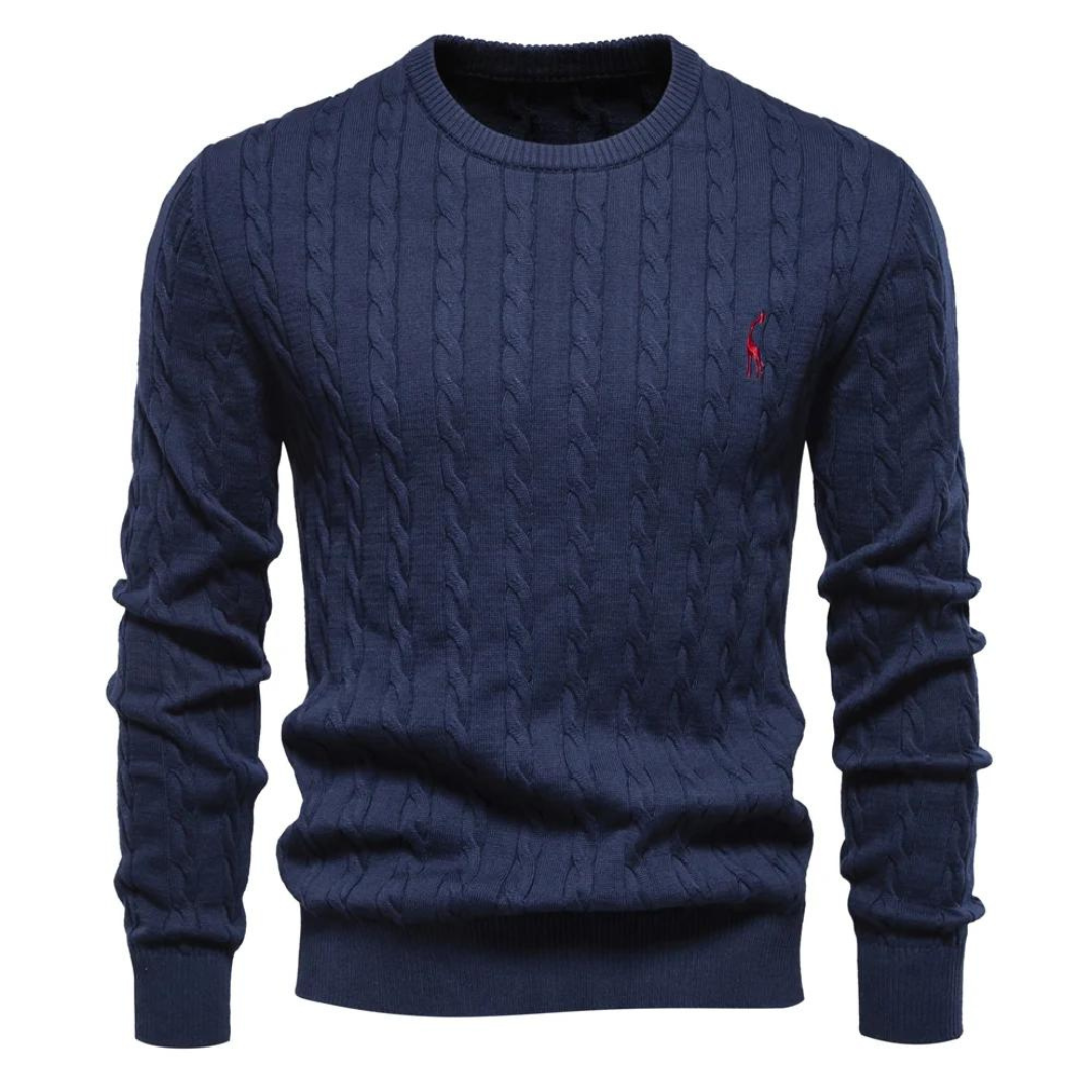 Kosta Zopfmusterpullover