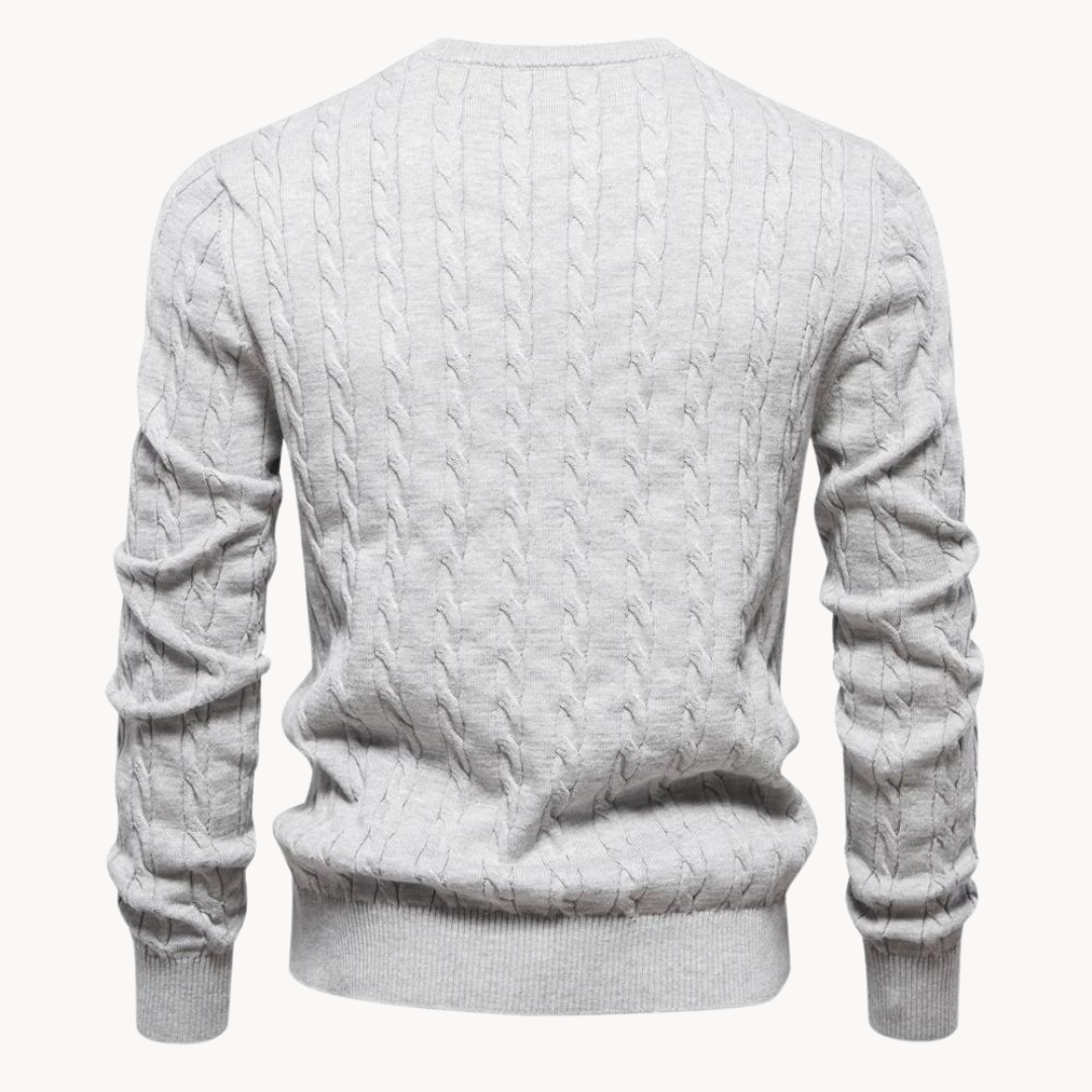 Kosta Zopfmusterpullover