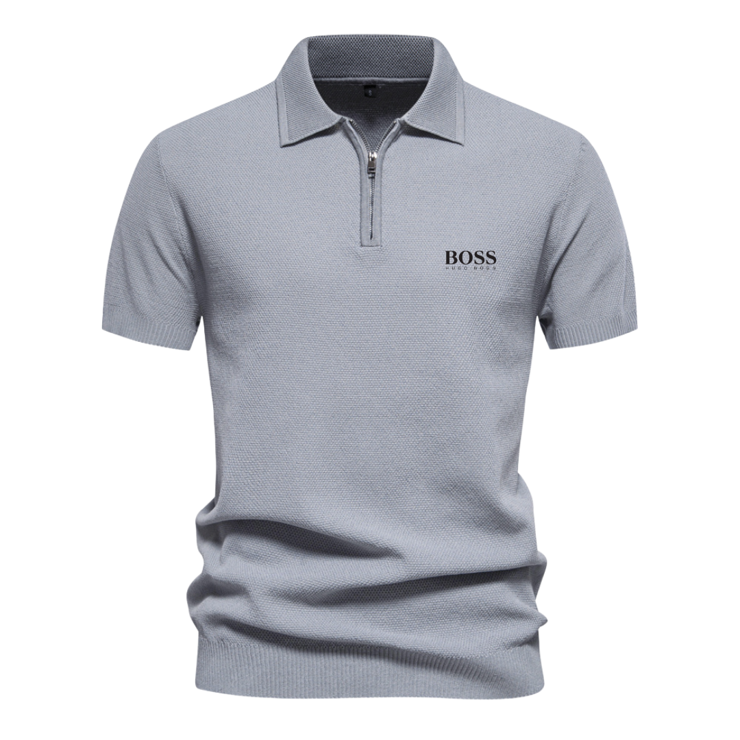 Polo ΒOSS™ von Manga-Kuchen und Medien-Cremallera