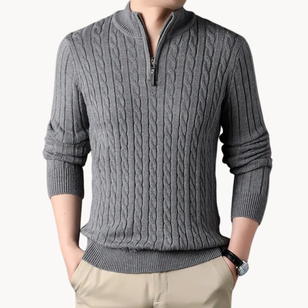 Rory Pullover mit Viertelreißverschluss