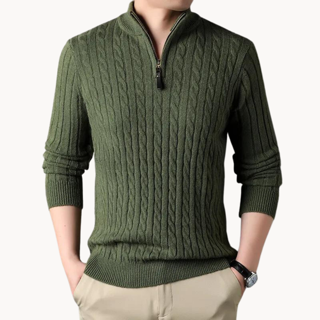 Rory Pullover mit Viertelreißverschluss
