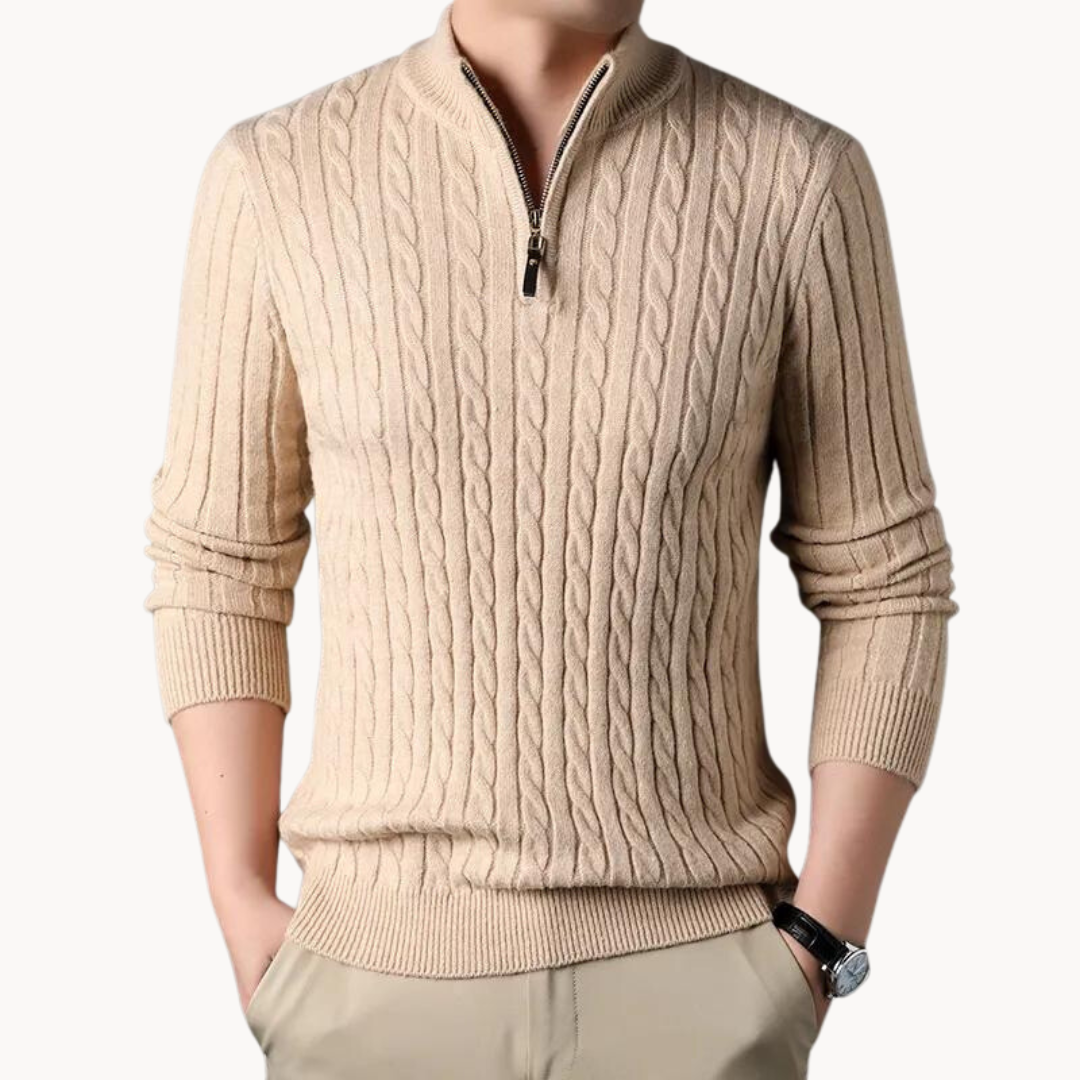Rory Pullover mit Viertelreißverschluss
