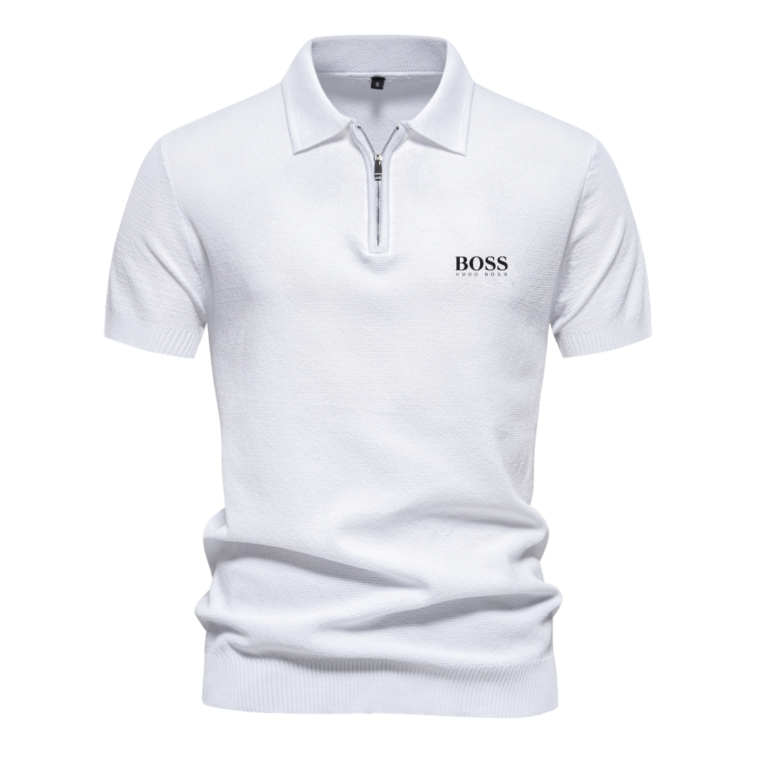 Polo ΒOSS™ von Manga-Kuchen und Medien-Cremallera