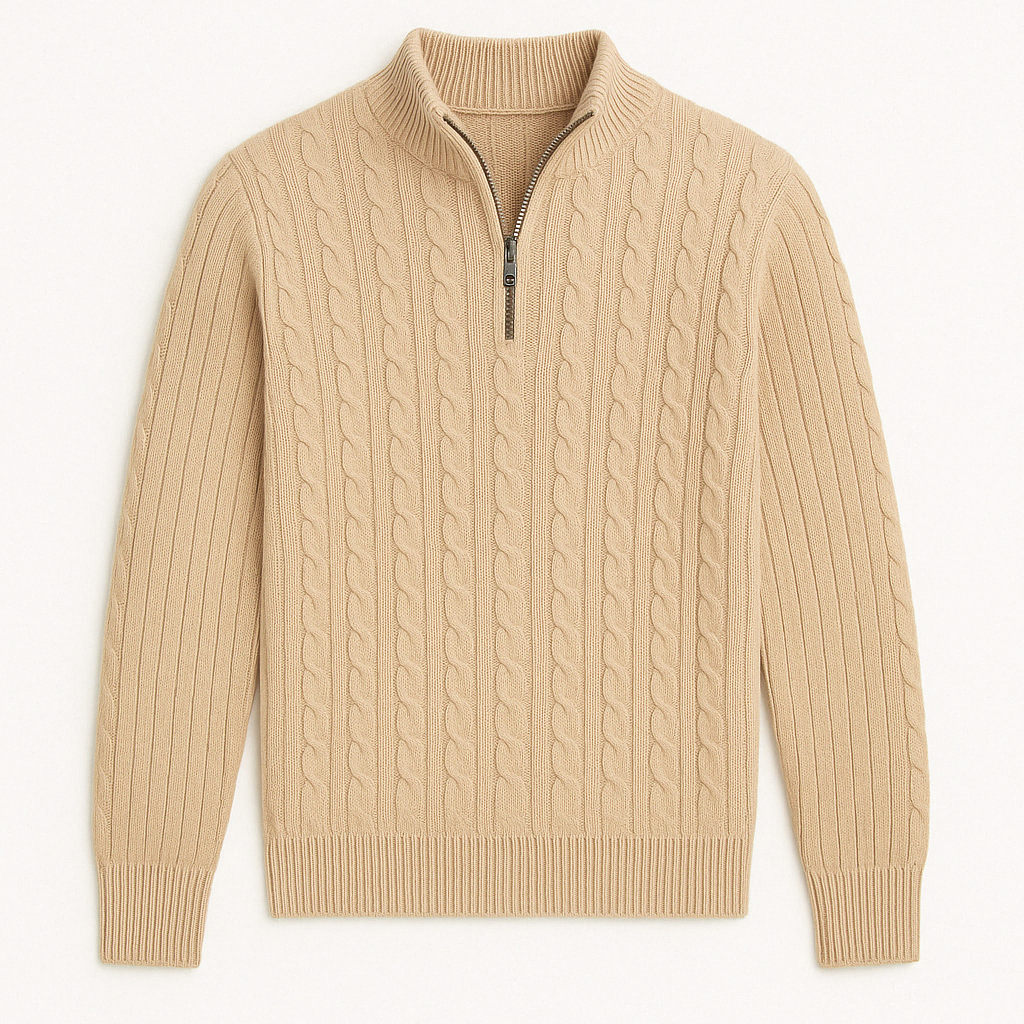 Rory Pullover mit Viertelreißverschluss