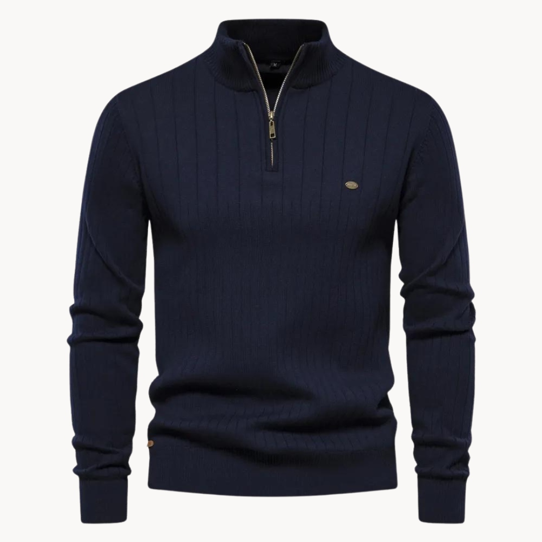 Jenson Pullover mit Viertelreißverschluss