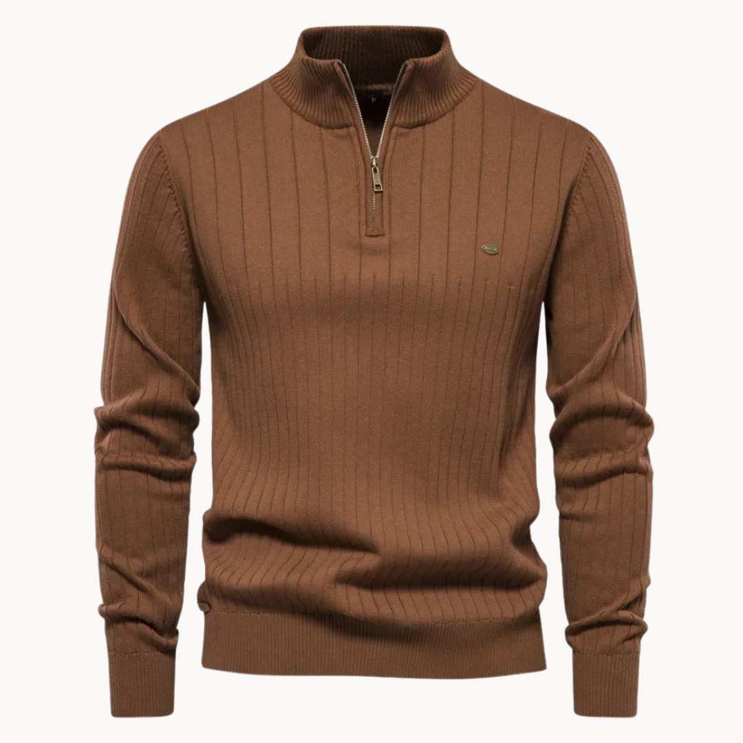 Jenson Pullover mit Viertelreißverschluss