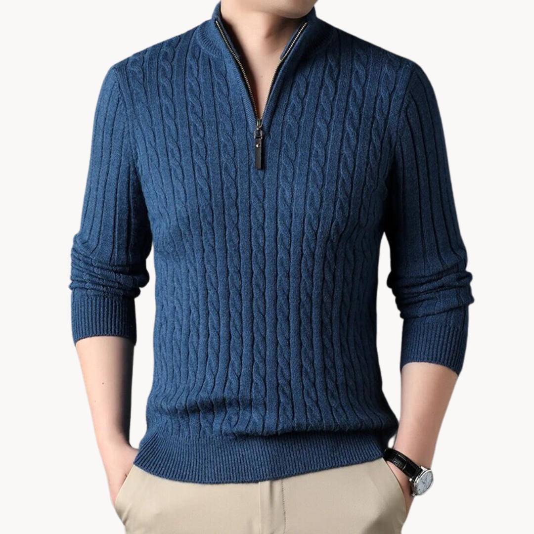 Rory Pullover mit Viertelreißverschluss